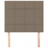 bézs színű szövet fejtámla 80x5x118/128 cm