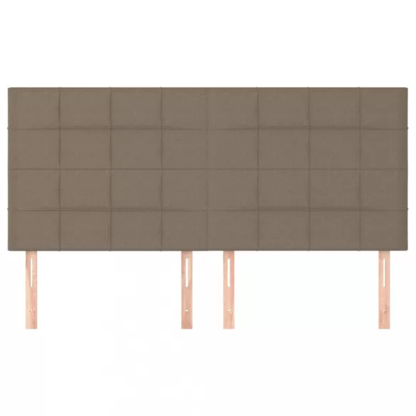 bézs színű szövet fejtámla 180 x 5 x 118/128 cm