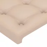 műbőr fejtámla Cappuccino 100x5x118/128 cm