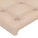 műbőr fejtámla Cappuccino 144x5x118/128 cm