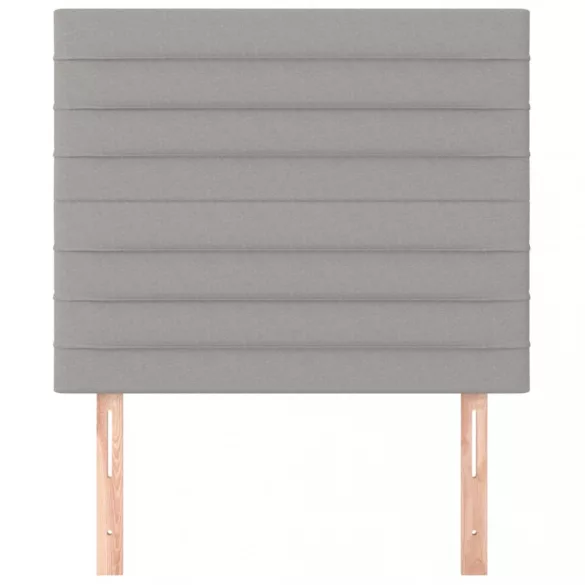 világosszürke szövet fejtámla 100 x 5 x 118/128 cm