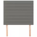 sötétszürke szövet fejtámla 100 x 5 x 118/128 cm