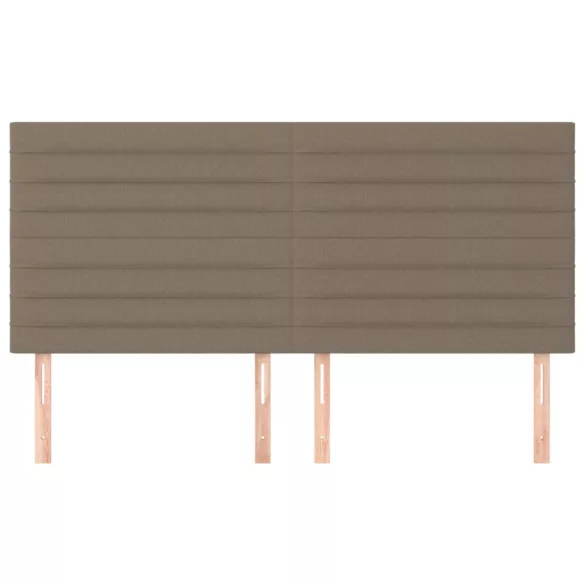 bézs színű szövet fejtámla 160 x 5 x 118/128 cm