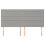 világosszürke szövet fejtámla 180x5x118/128 cm