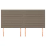 bézs színű szövet fejtámla 180 x 5 x 118/128 cm