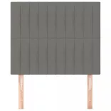 sötétszürke szövet fejtámla 80x5x118/128 cm