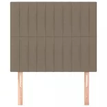 bézs színű szövet fejtámla 80x5x118/128 cm