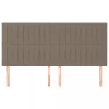 bézs színű szövet fejtámla 160 x 5 x 118/128 cm