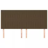 sötétbarna szövet fejtámla 200 x 5 x 118/128 cm