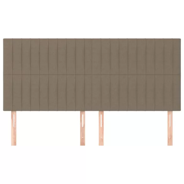 bézs színű szövet fejtámla 200 x 5 x 118/128 cm