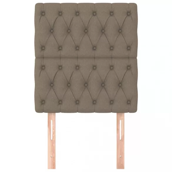 bézs színű szövet fejtámla 80x7x118/128 cm