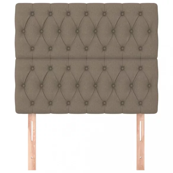 bézs színű szövet fejtámla 90 x 7 x 118/128 cm