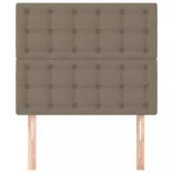 bézs színű szövet fejtámla 80x5x118/128 cm