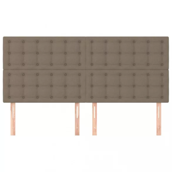bézs színű szövet fejtámla 160 x 5 x 118/128 cm