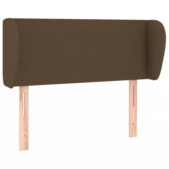 sötétbarna szövet fejtámla 93x23x78/88 cm