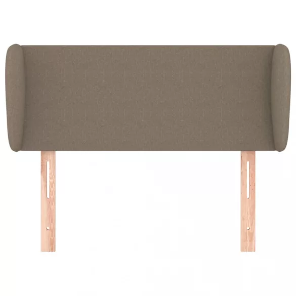 tópszínű szövet fejtámla szárnyakkal 93x23x78/88 cm