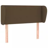 sötétbarna szövet fejtámla 103x23x78/88 cm