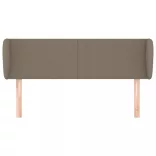 tópszínű szövet fejtámla 147x23x78/88 cm