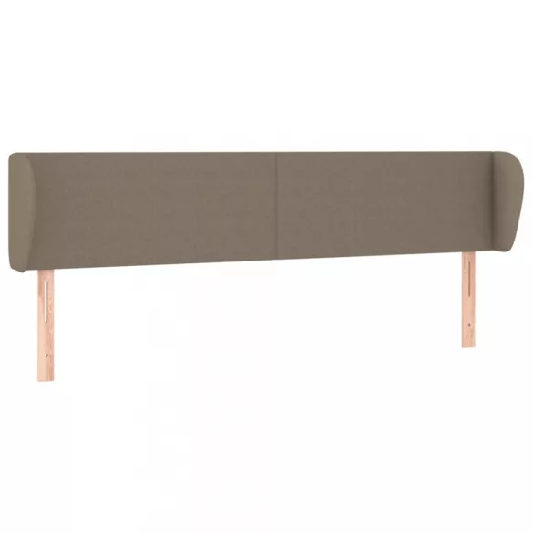 tópszínű szövet fejtámla szárnyakkal 183x23x78/88 cm