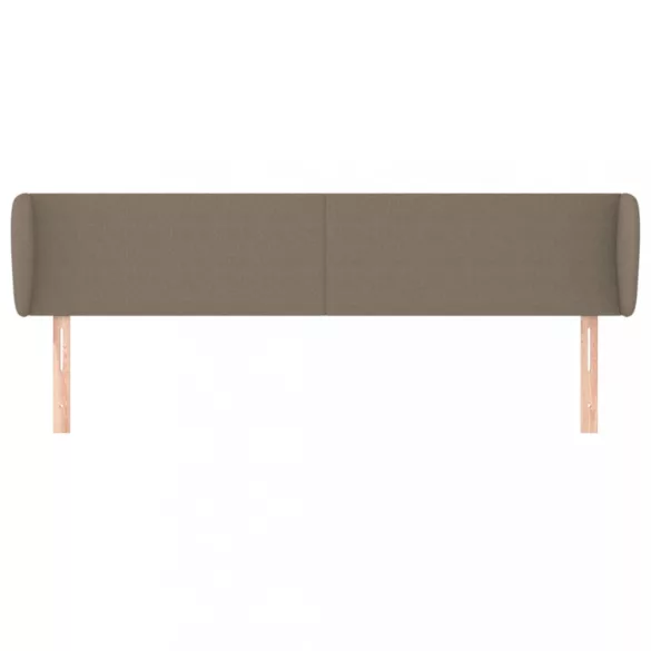 tópszínű szövet fejtámla szárnyakkal 183x23x78/88 cm
