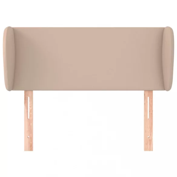 cappuccino műbőr szárnyas fejtámla 103x23x78/88 cm