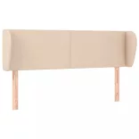 cappuccino műbőr szárnyas fejtámla 147x23x78/88 cm