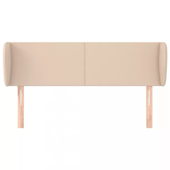 cappuccino műbőr szárnyas fejtámla 147x23x78/88 cm