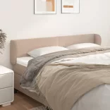 cappuccino műbőr szárnyas fejtámla 183x23x78/88 cm