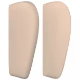 cappuccino műbőr szárnyas fejtámla 183x23x78/88 cm