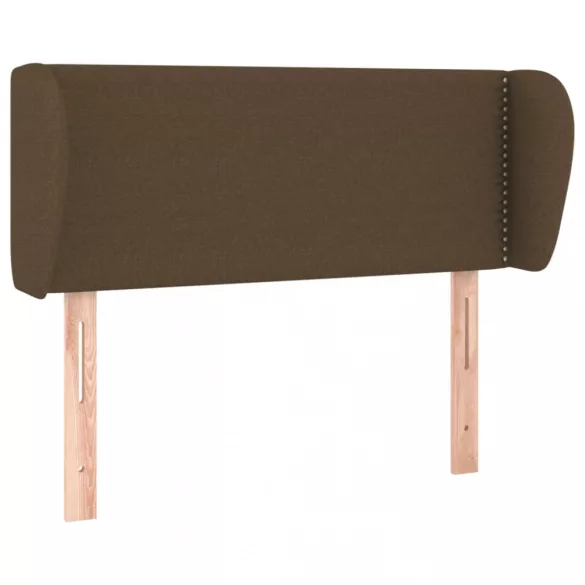sötétbarna szövet fejtámla 103x23x78/88 cm