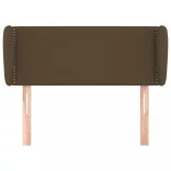 sötétbarna szövet fejtámla 103x23x78/88 cm