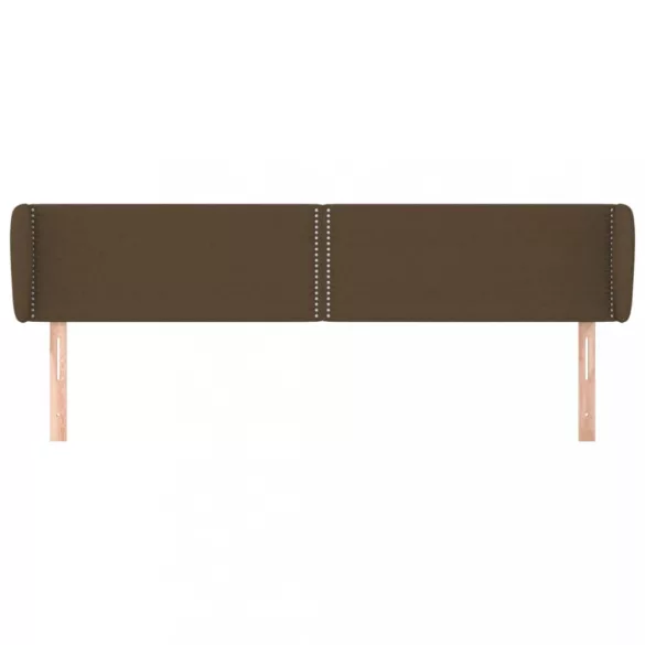 sötétbarna szövet fejtámla 183x23x78/88 cm