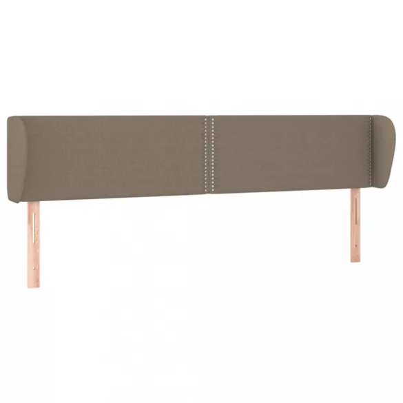 tópszínű szövet fejtámla szárnyakkal 203x23x78/88 cm