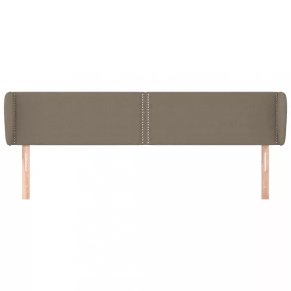 tópszínű szövet fejtámla szárnyakkal 203x23x78/88 cm