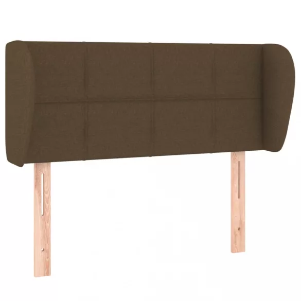 sötétbarna szövet fejtámla 93x23x78/88 cm