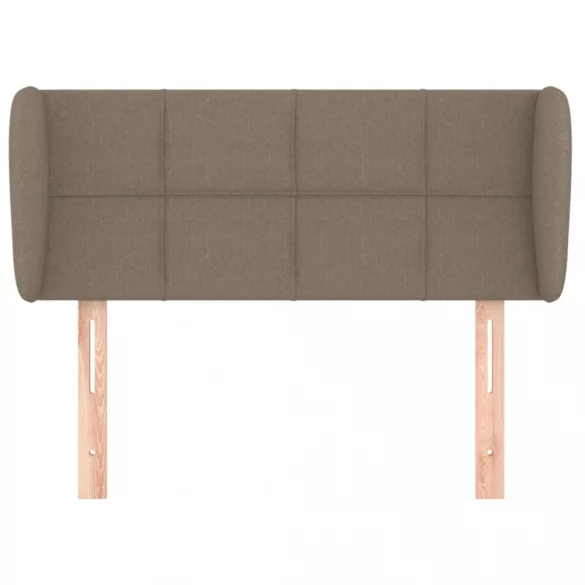 tópszínű szövet fejtámla szárnyakkal 103x23x78/88 cm