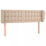 cappuccino műbőr szárnyas fejtámla 147x23x78/88 cm