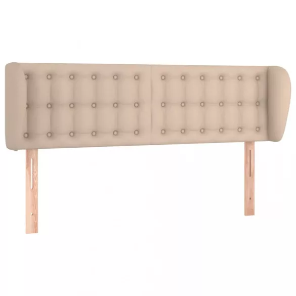 cappuccino műbőr szárnyas fejtámla 147x23x78/88 cm