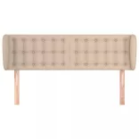 cappuccino műbőr szárnyas fejtámla 147x23x78/88 cm