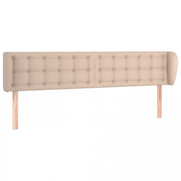 cappuccino műbőr szárnyas fejtámla 163x23x78/88 cm