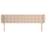 cappuccino műbőr szárnyas fejtámla 183x23x78/88 cm