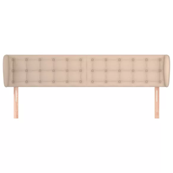 cappuccino műbőr szárnyas fejtámla 183x23x78/88 cm