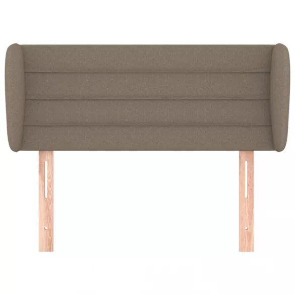 tópszínű szövet fejtámla szárnyakkal 93x23x78/88 cm