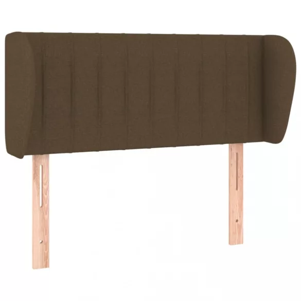 sötétbarna szövet fejtámla 93x23x78/88 cm