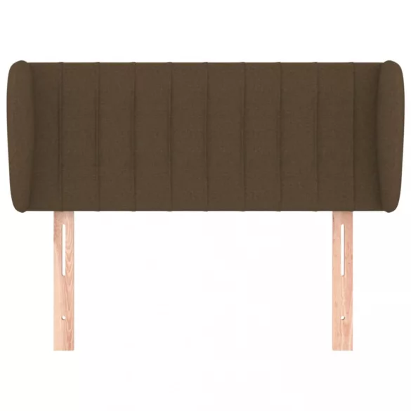 sötétbarna szövet fejtámla 93x23x78/88 cm