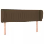 sötétbarna szövet fejtámla 147x23x78/88 cm