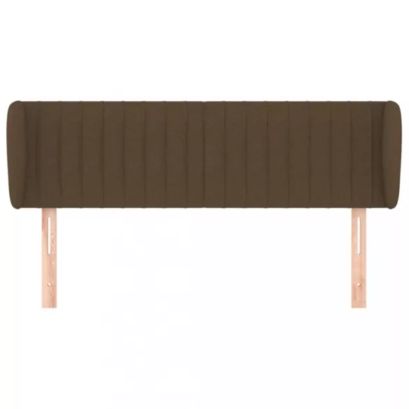 sötétbarna szövet fejtámla 147x23x78/88 cm