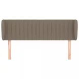 tópszínű szövet fejtámla 147x23x78/88 cm