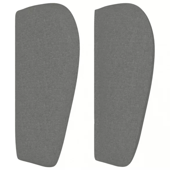 sötétszürke szövet fejtámla szárnyakkal 163x23x78/88 cm