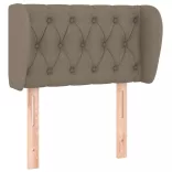 tópszínű szövet fejtámla 83x23x78/88 cm